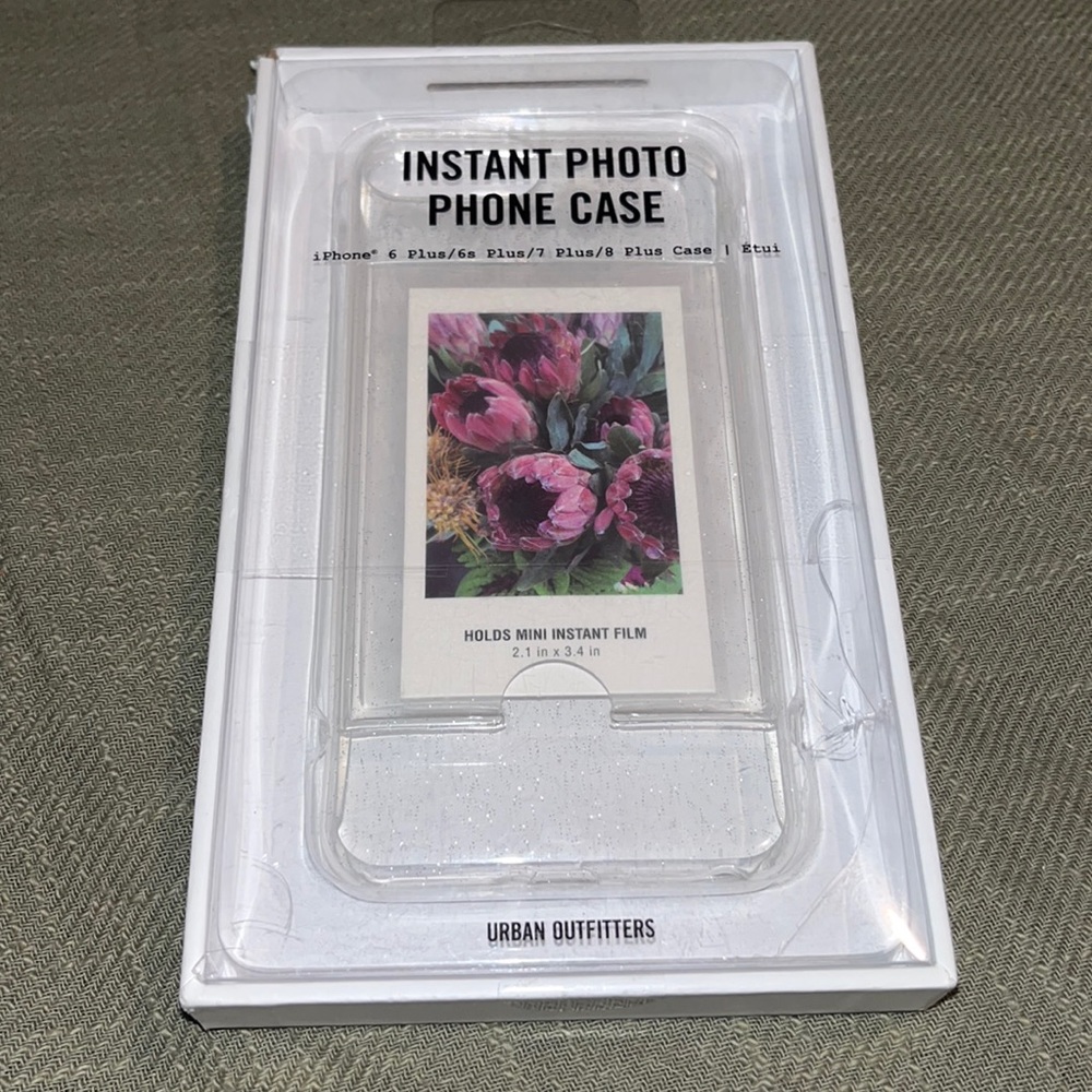 Urban Outfitters instant photo phone case 6/7/8 NIB